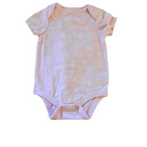 Cat & Jack Pink Hearts Baby Girl Bodysuit Size 3-6 Months